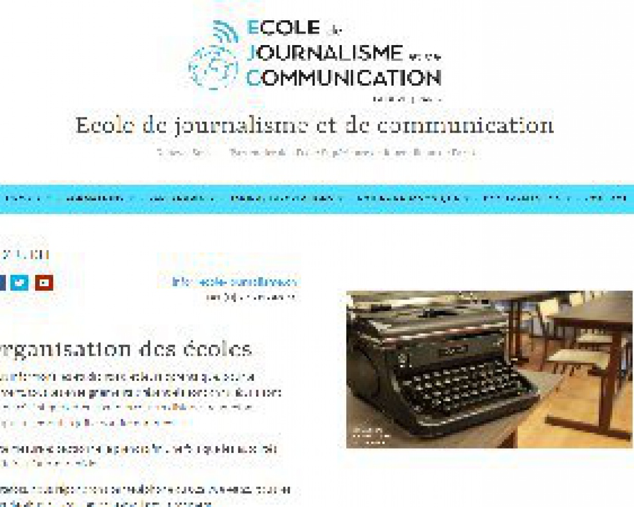 Ecole de journalisme - Genève