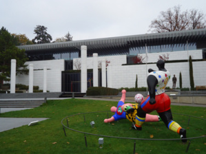 Le CIO fête ses noces d'eau à Lausanne Le CIO fête ses noces d'eau à Lausanne