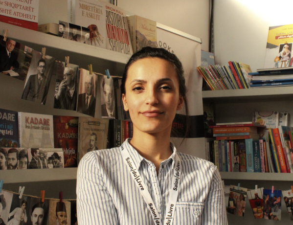 Lirie Zeleni, au salon du livre de Genève, mars 2024. (Crédit: K-T.F)