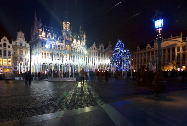 Bruxelles, ville fantôme à la veille des Fêtes de Noël Bruxelles, ville fantôme à la veille des Fêtes de Noël