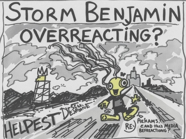 La tempête Benjamin