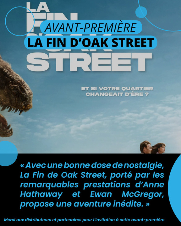 AVANT PREMIERE La Fin de Oak Street AVANT PREMIERE La Fin de Oak Street