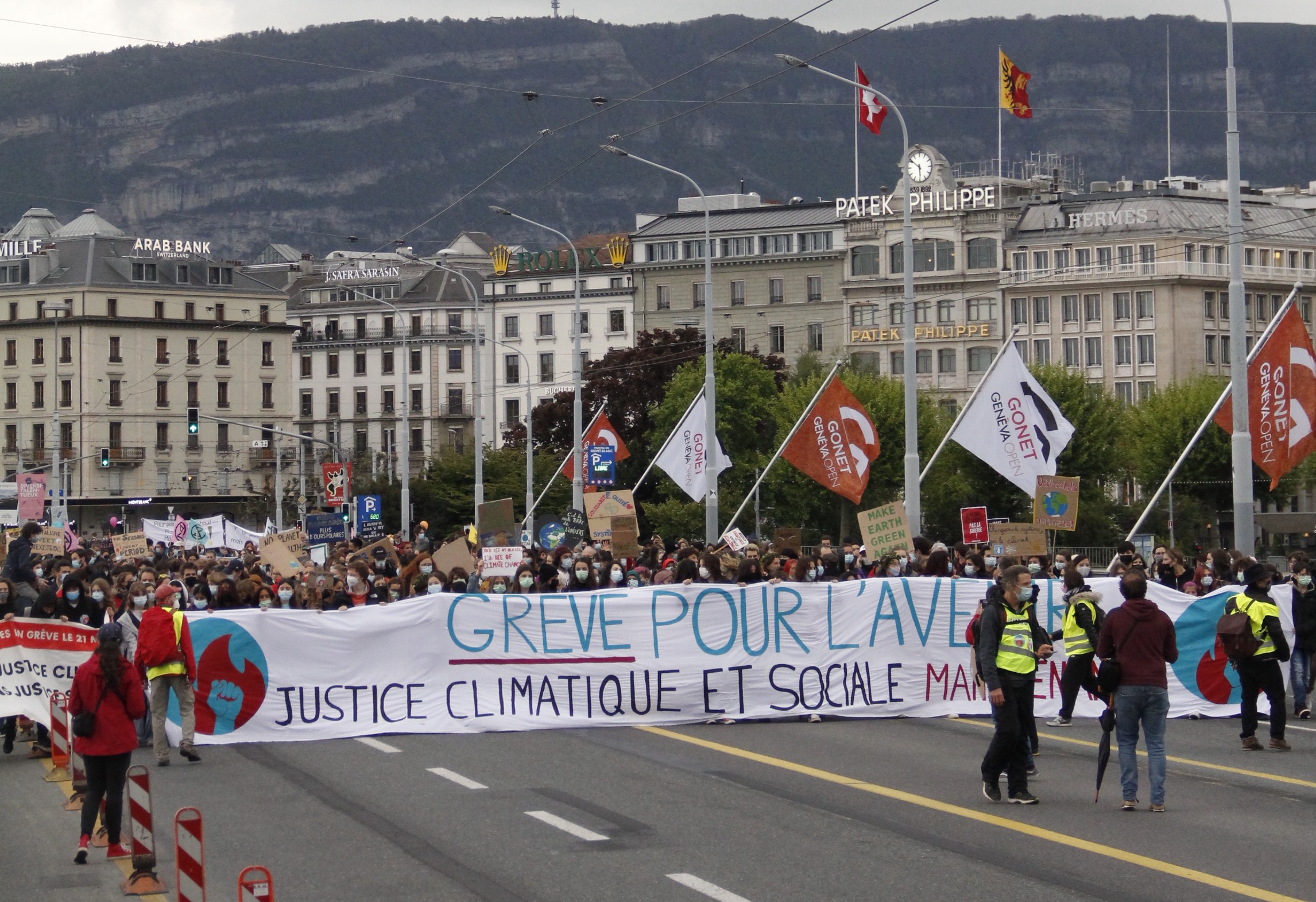 Grève pour l’avenir à Genève: «Ne nous regardez pas, rejoignez- nous!»