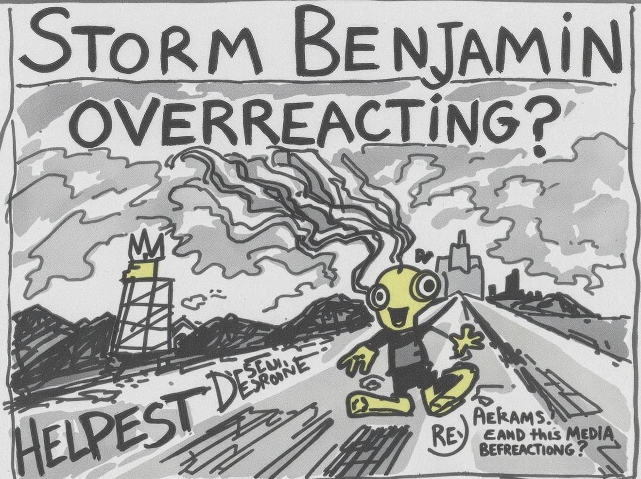 La tempête Benjamin